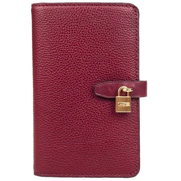 Michael Kors Handbags - Michael Kors Adele Slim Bifold Leather with Lock Detail Wallet, NEW